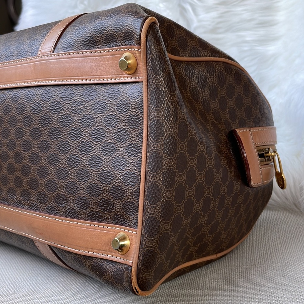 Celine Macadam M13 Boston‎ Triomphe coated canvas  bag GUC - Picture 11 of 17